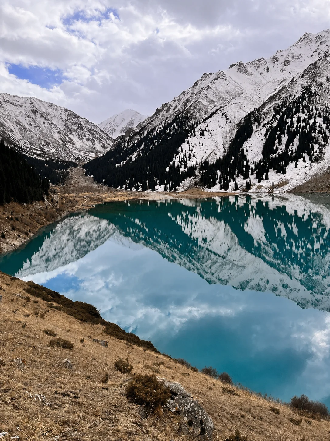 Панорама горного ущелья