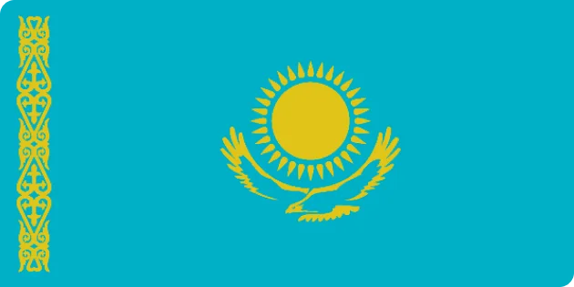 Флаг Казахстана