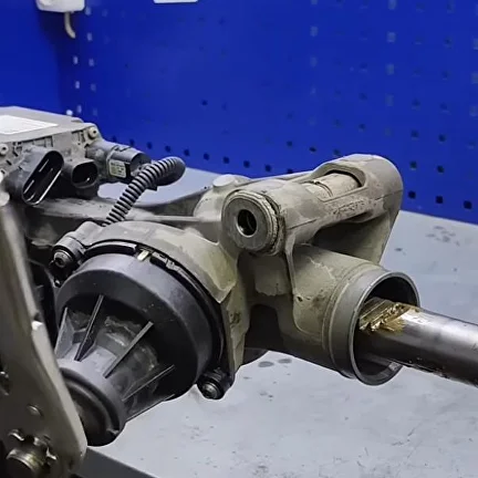 Ремонт электрической рулевой рейки: замена втулок и подшипников, шлифовка валов и посадок, установка сальников с притиркой