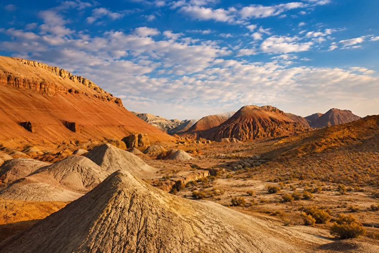 Colorful Aktau Mountains in Altyn-Emel