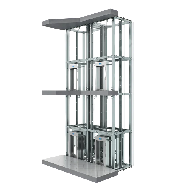 Архитектурный парадокс панорамных лифтов: как прозрачность кабины усиливает страх высоты