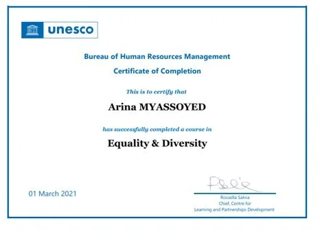 Preview: UNESCO — Equality & Diversity, 2021