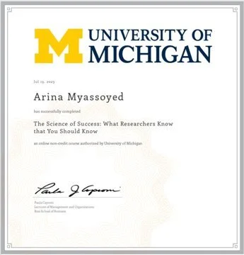Preview: University of Michigan — The Science of Success, 2023