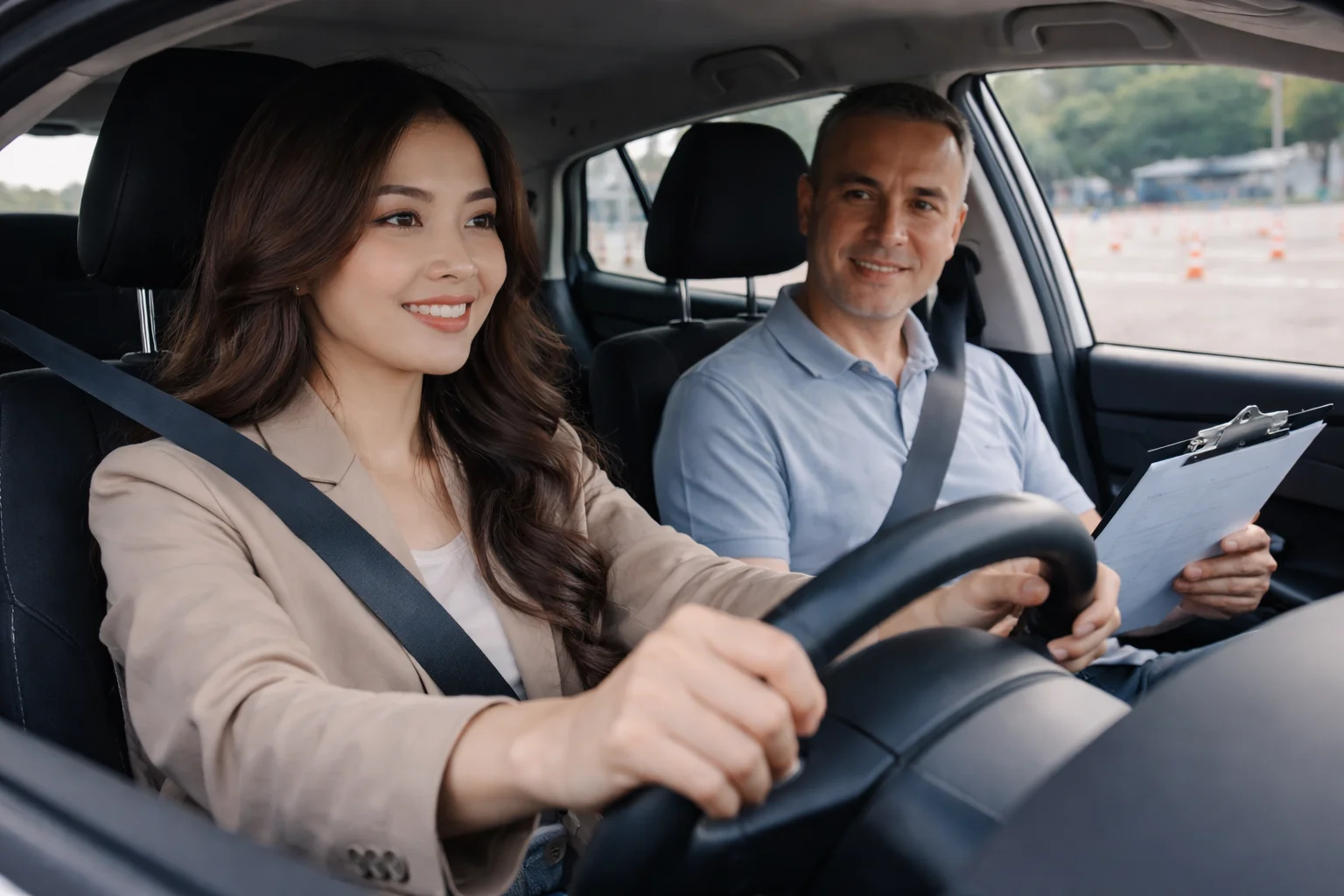 Практика вождения с инструктором