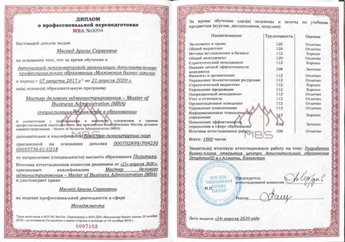 Preview: Moscow Business School — MBA, 2020