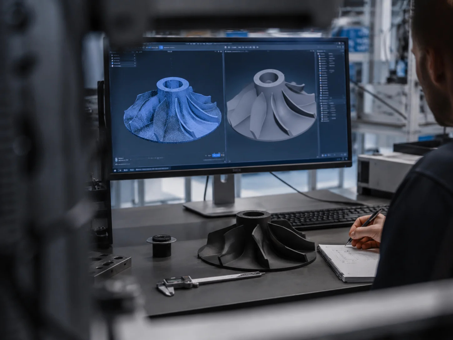 3D-сканирование технической детали