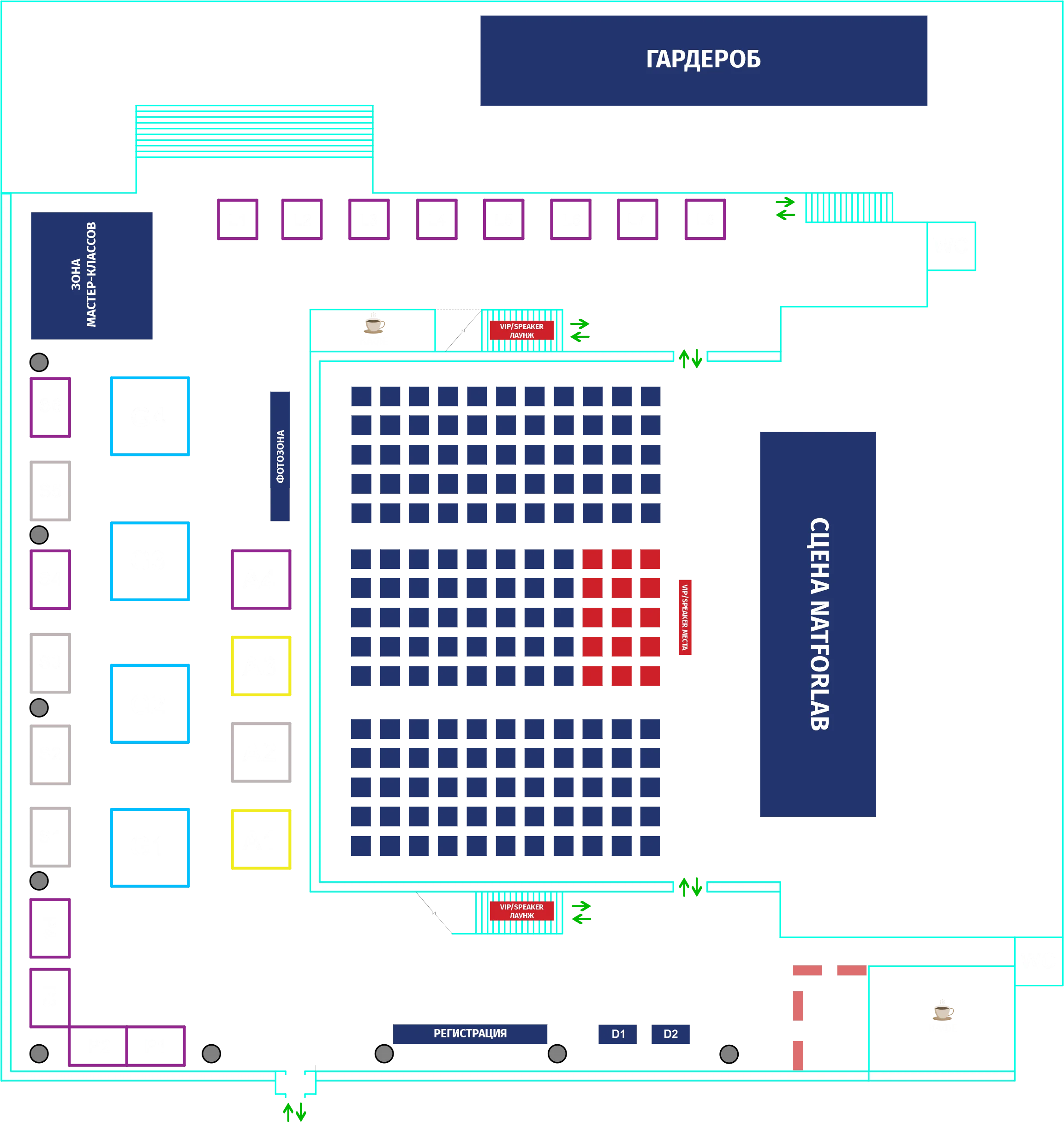 NATFORLAB 2026 exhibition map