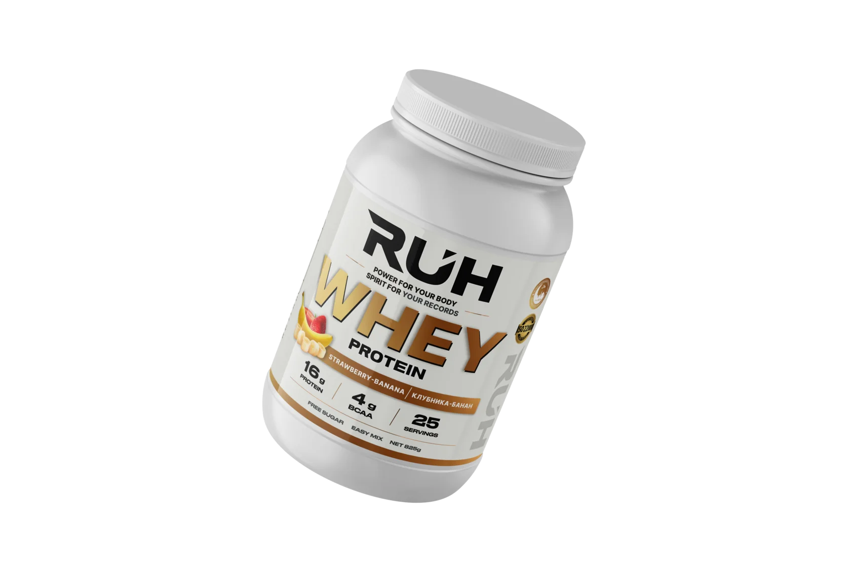 RUH Whey Protein, вкус «Клубника — банан»