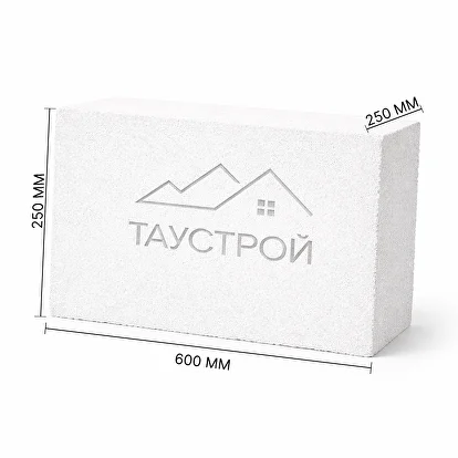 Газоблок 600×250×250 мм