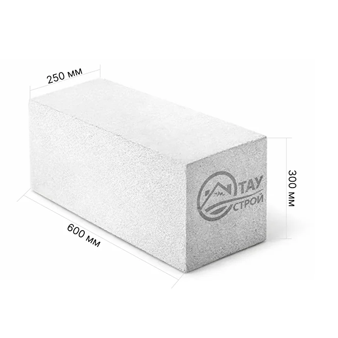 Газоблок 600×300×250 мм