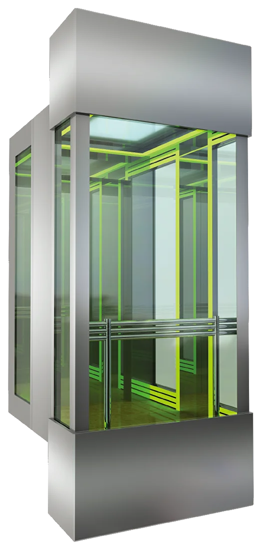 Архитектурный парадокс панорамных лифтов: как прозрачность кабины усиливает страх высоты