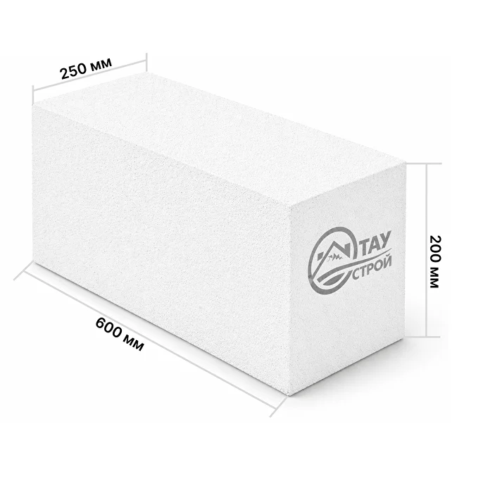 Газоблок 600×250×250 мм